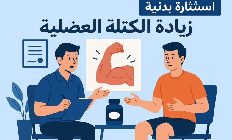 زيادة الكتلة العضلية